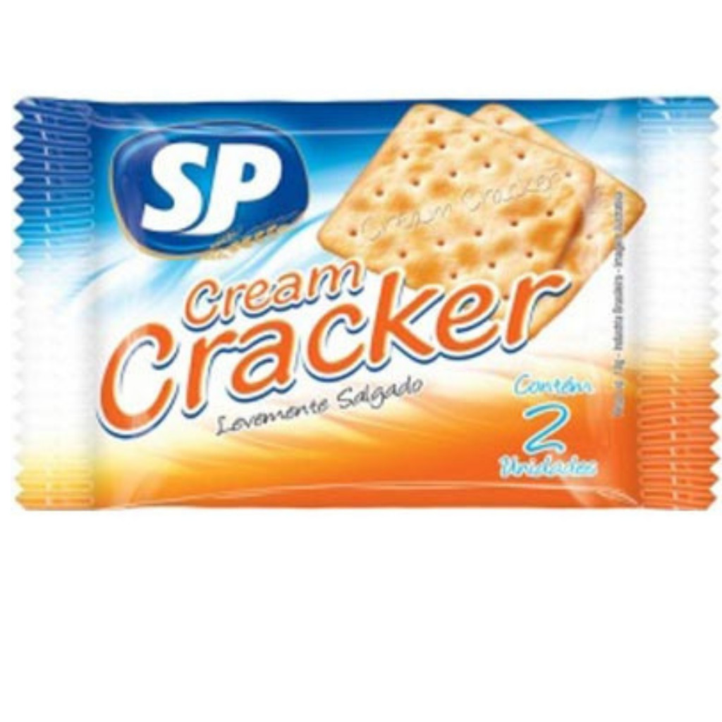 Biscoito em Sachê Bolacha Cream Cracker SP 8g - 180 UNIDADES em Oferta na Shopee