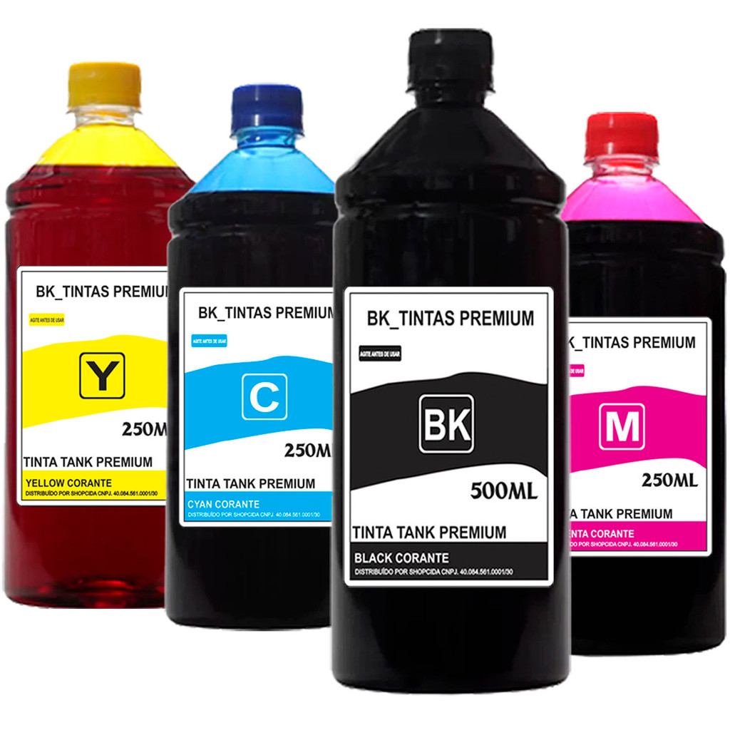 Refil 1250ml Tinta Compatível Epson L5190 L5590 L1250 L3250