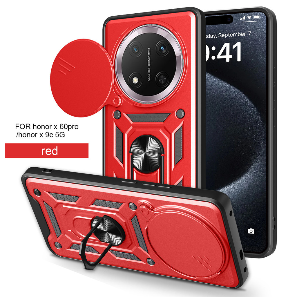 Capa De Telefone HONOR Magic7 Lite BRP-NX1 X9C X60 PRO AN00 X60PRO Suporte Magnético Rígido À Prova De Choque Proteção D