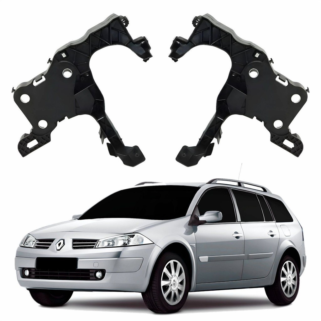 Par de Alojamento Farol Renault Megane 2006 Até 2013