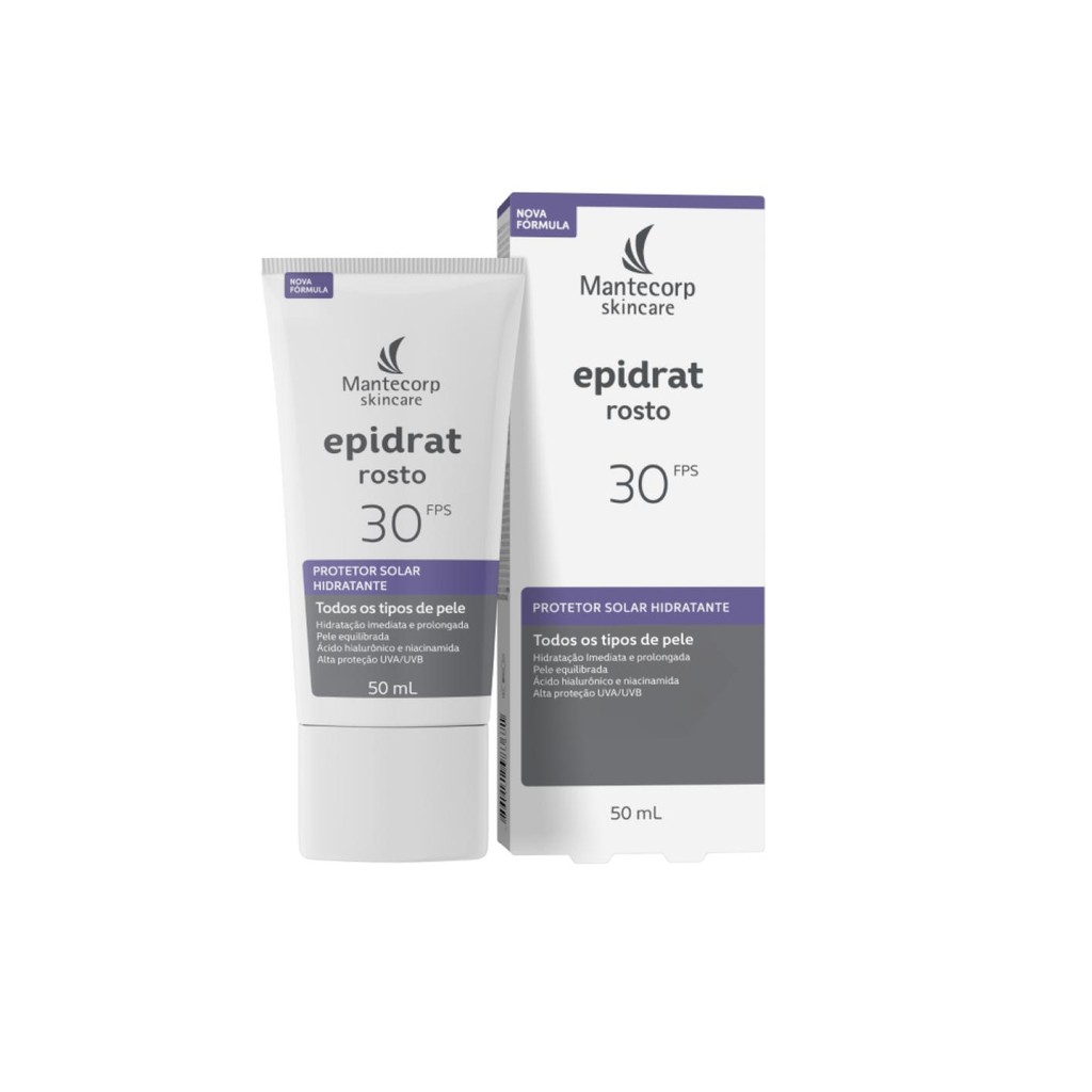 Hidratante Facial Epidrat Rosto FPS 30 - 50ml - Beauty