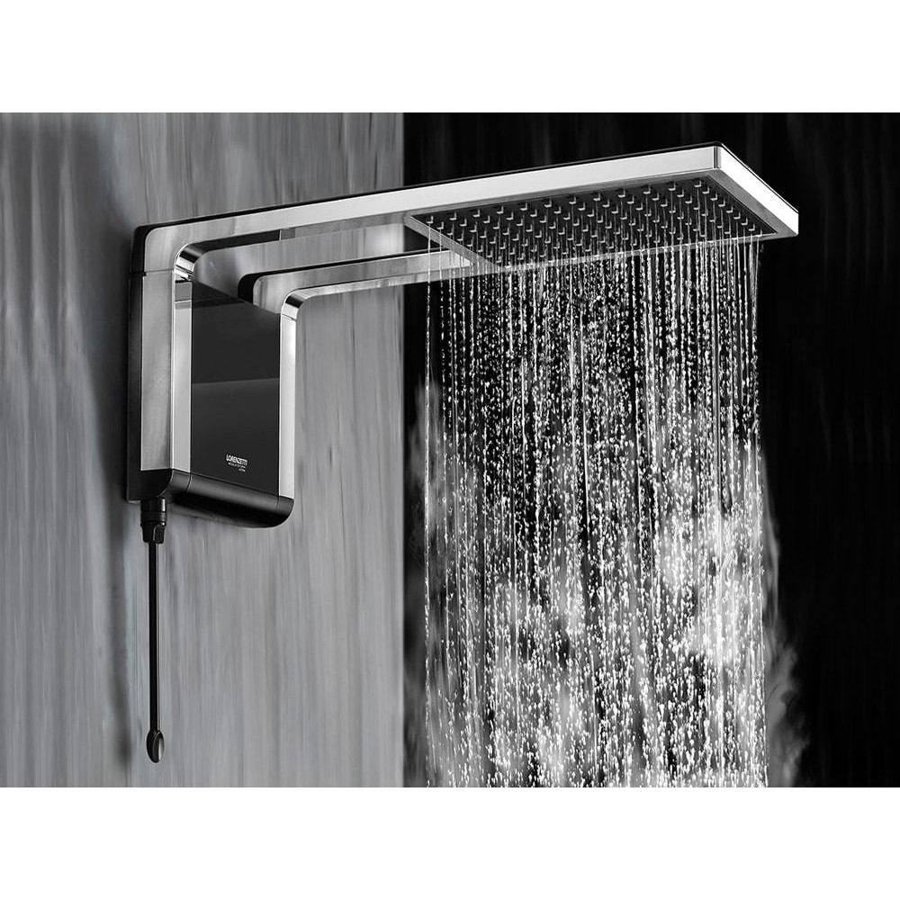 Chuveiro Elétrico Lorenzetti Acqua Storm Ultra 7800W – Preto e Cromado – 220V