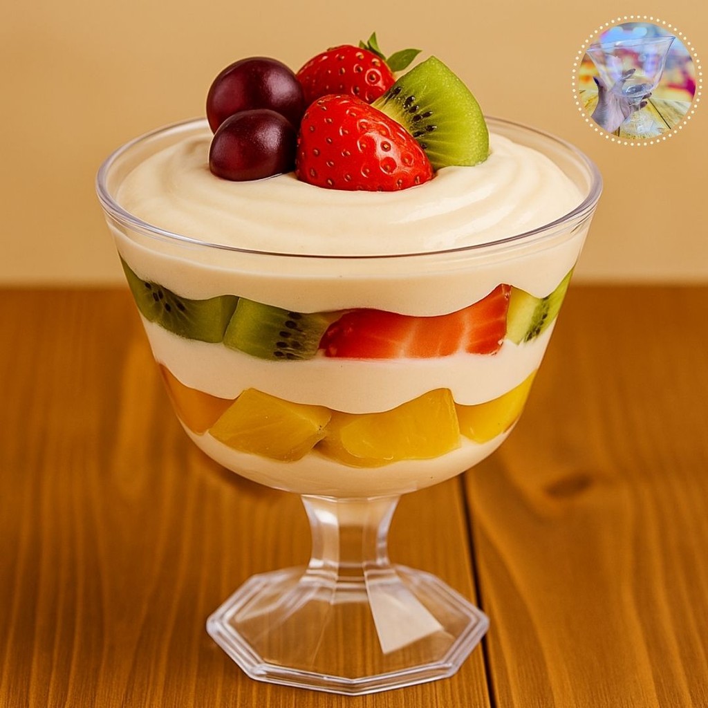 4 TAÇA SOBREMESA 1.250 ML ACRÍLICO DIAMANTE S/T NATAL 2025 em Oferta na Shopee