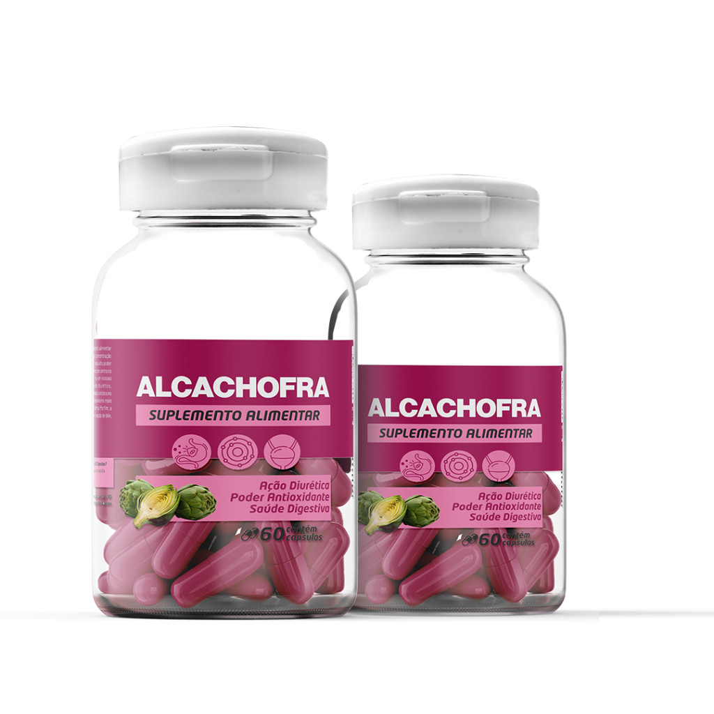 Alcachofra Premium 60 Cápsulas De 500mg 2 potes