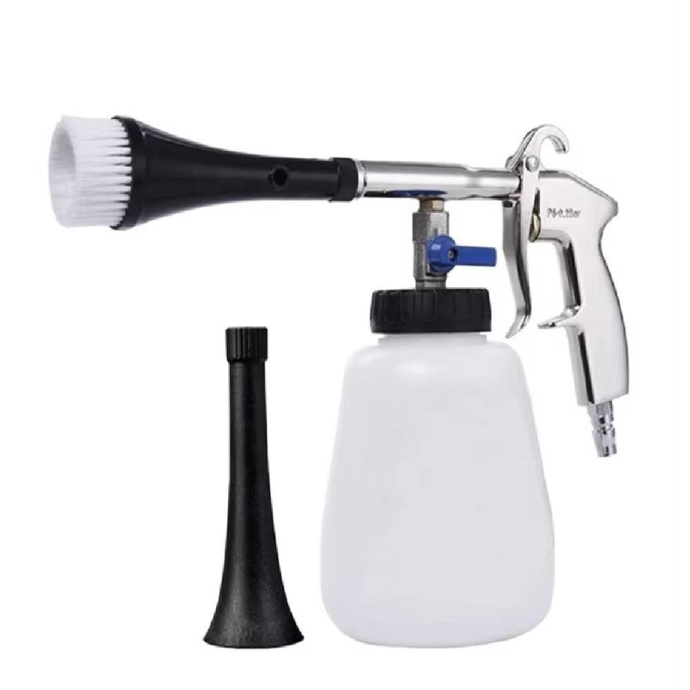 PISTOLA TORNADOR ESPUMA DE LIMPEZA PNEUMATICA 1000ML 9.2BAR HIGIENIZAÇAO ESTOFADOS TWISTER PROFISSIONAL