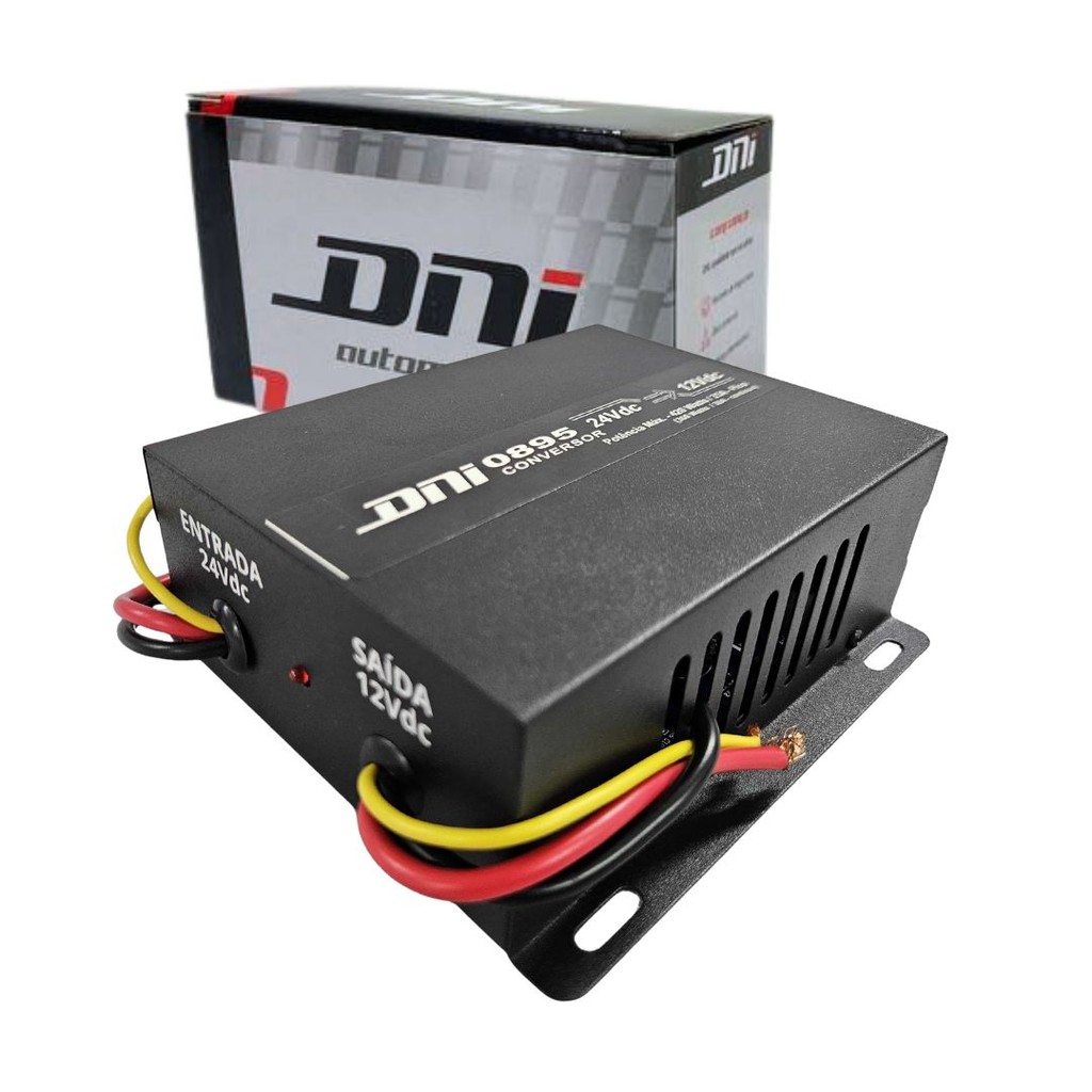 Conversor 24v Para 12v Inversor Tensão 24V para 12V 420W Pico Com Cooler