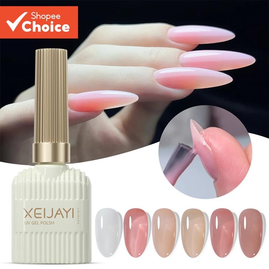 XEIJAYI 6 Unidades 15ml Kit De Gel Para Unhas Esmalte Em Faça Você Mesmo Presente De Feriado