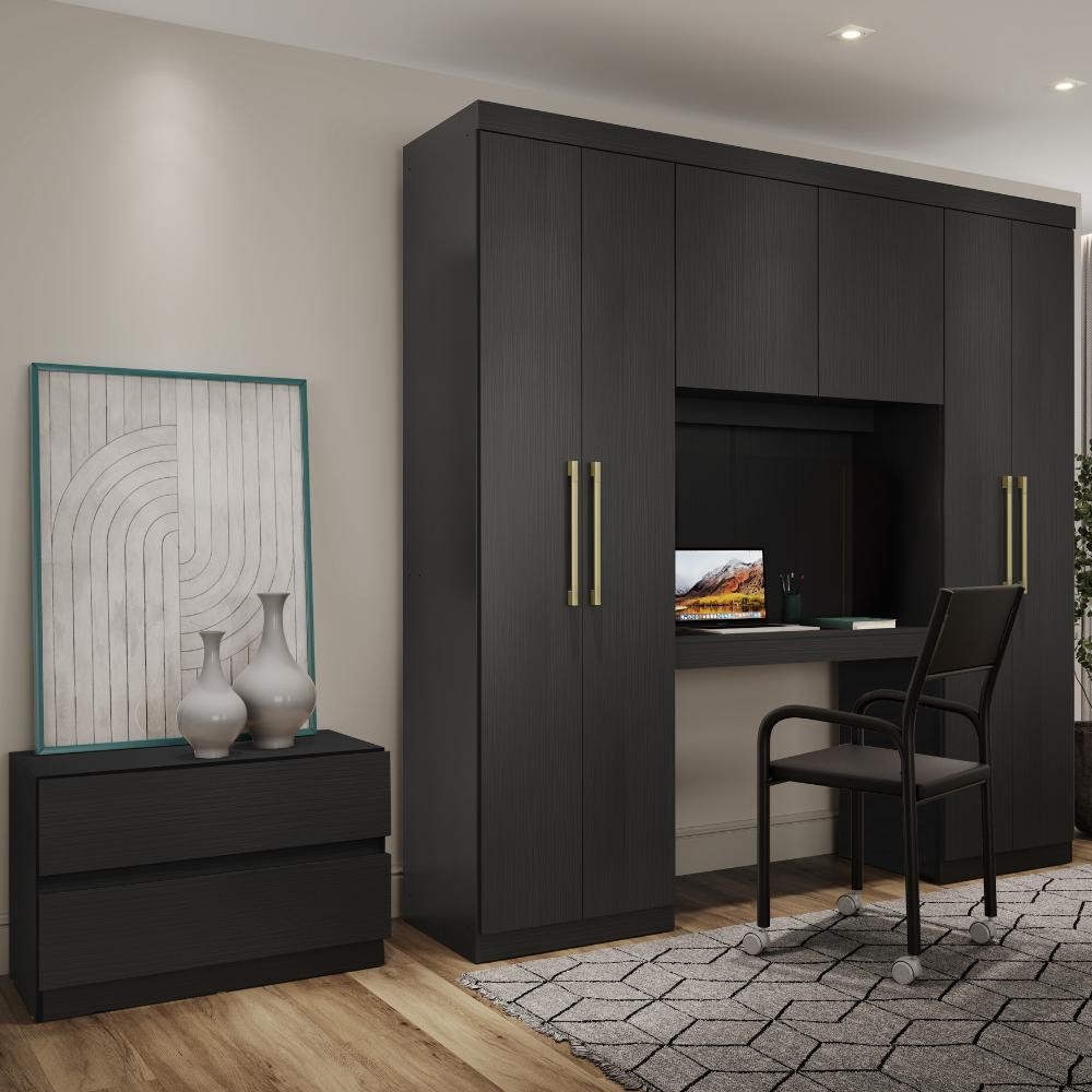 Guarda-Roupa Solteiro com Escrivaninha: Onde Comprar | BuscaProdutos