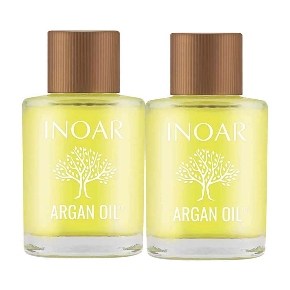 Kit 2 Óleo Capilar Inoar Argan Oil System 7ml - Beauty