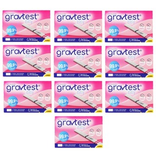 Kit com 10 Teste de Gravidez Gravtest Easy Cimed 99,9% Precisão em Oferta na Shopee