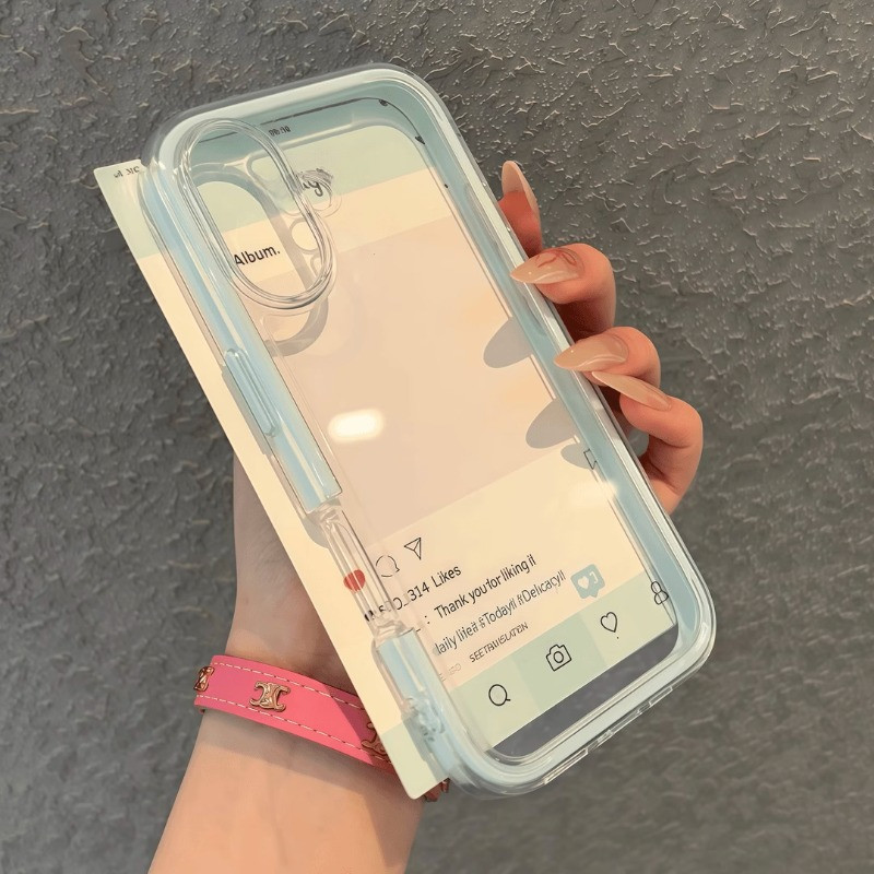 Capa De Telefone Com Bordas Coloridas 2 Em 1 Para Xiaomi Poco X7 M7 X6 Neo X5 X4