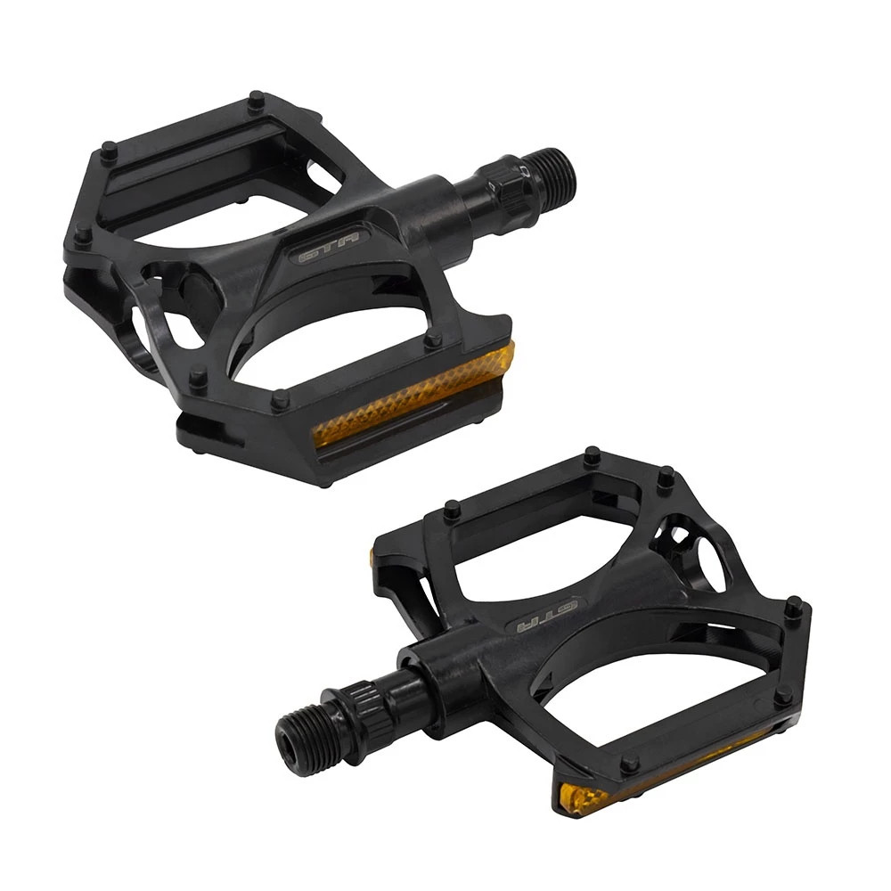 Pedal Bicicleta Mtb 9/16 Plataforma Par Alumínio Com Bucha Du em Oferta na Shopee