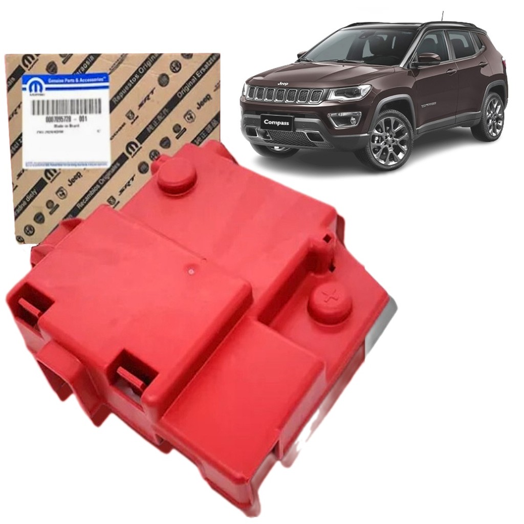 Tampa Capa Cobertura Positivo Bateria Fiat Toro Compass Original Fiat/Mopar 52096845