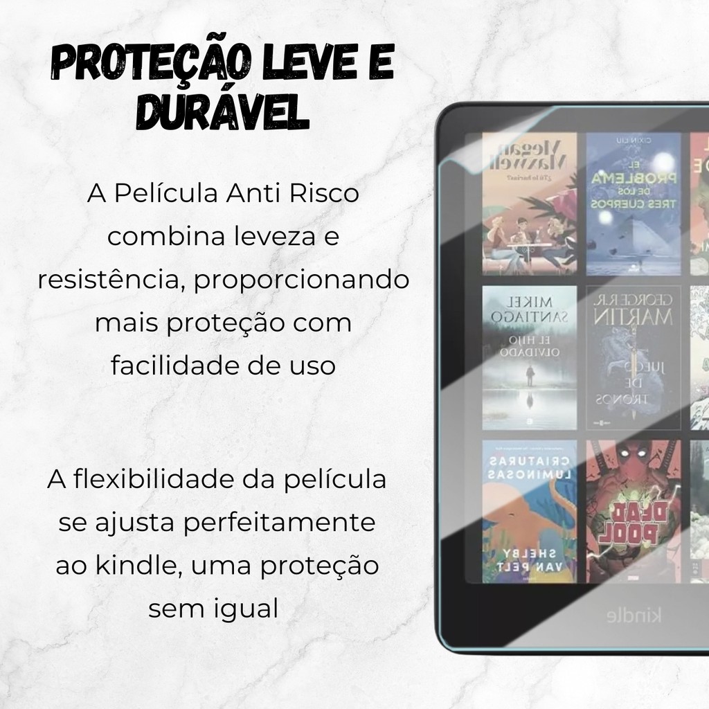 Película Anti Risco Para Kindle Colorsoft 7 Polegadas Signature Edition (2025) - detalhe