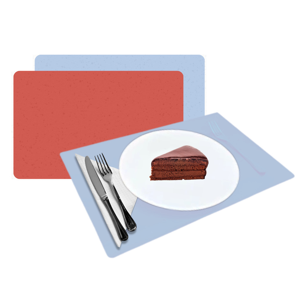 Kit 2 Descansos de Prato Corino Impermeável Multifuncional Multiuso Mesa Posta Jantar