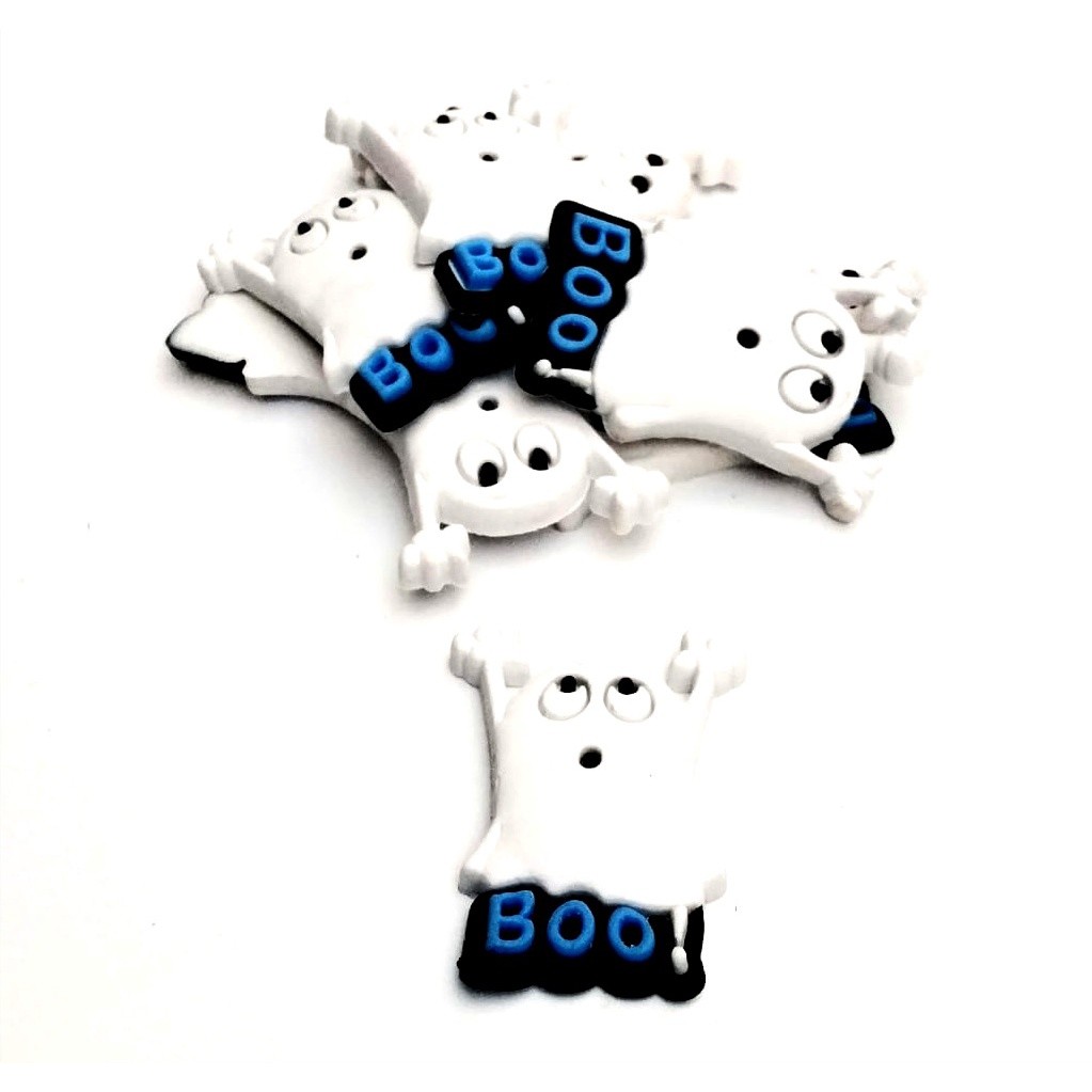 Aplique Emborrachado Kit 10 Unidades Fantasma Boo para Tiara Sapatos Armarinho
