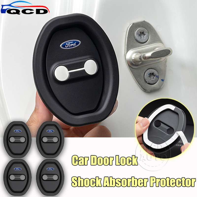 Ford Fechadura Da Porta Do Carro Amortecedor Protetor Almofada Capa De Borracha Silenciosa Para Ranger Ka Focus mk2 Nova