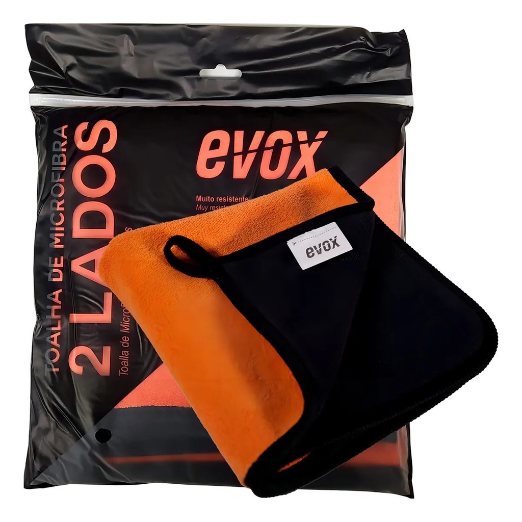 Toalha Microfibra 600Gsm 2 Lados Super Macia Nao Risca - Evox em Oferta na Shopee