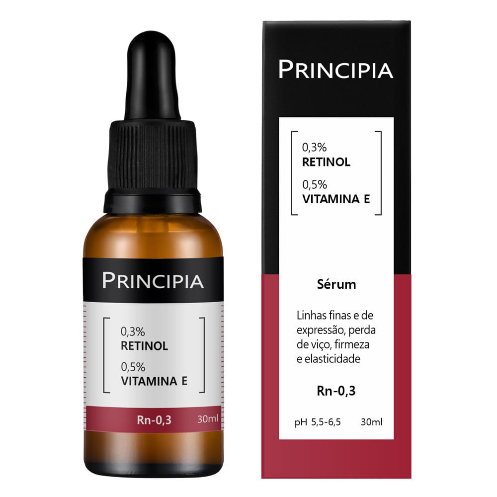 Sérum Principia Rn-0,3 Retinol e Vitamina E 30ml - Beauty