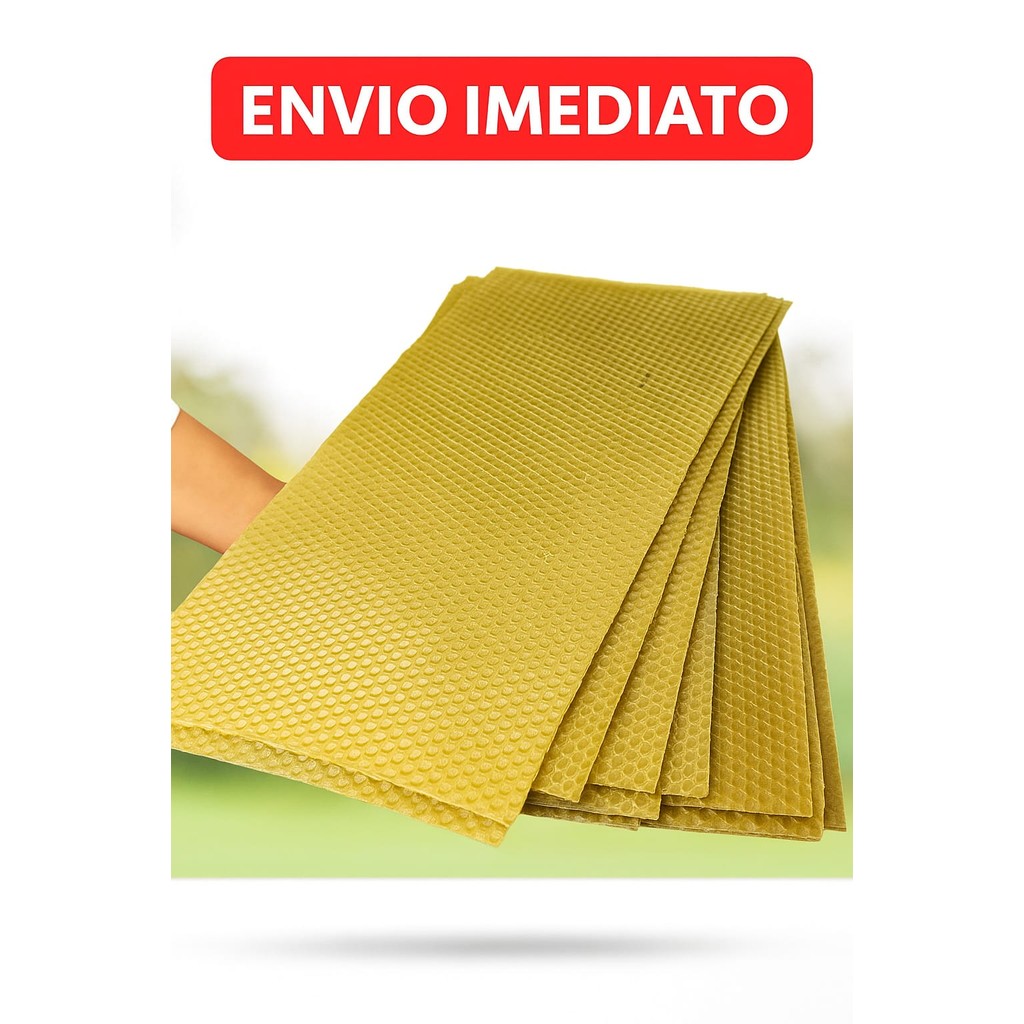 Cera Alveolada Pura de Abelha - 500g, 1kg ou 2kg