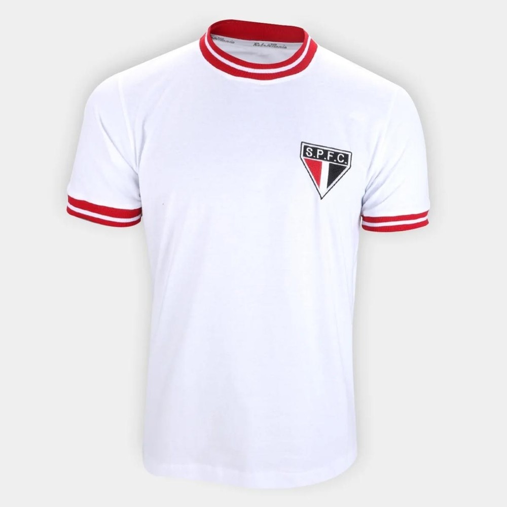 Camisa São Paulo Classic Retrô Mania Masculina em Oferta na Shopee