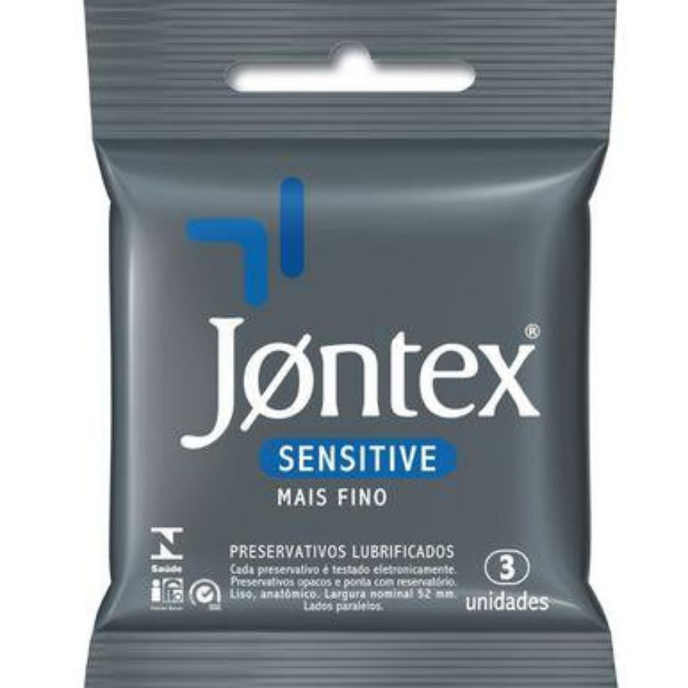 Preservativo Jontex Sensitive 3 Unidades - Health