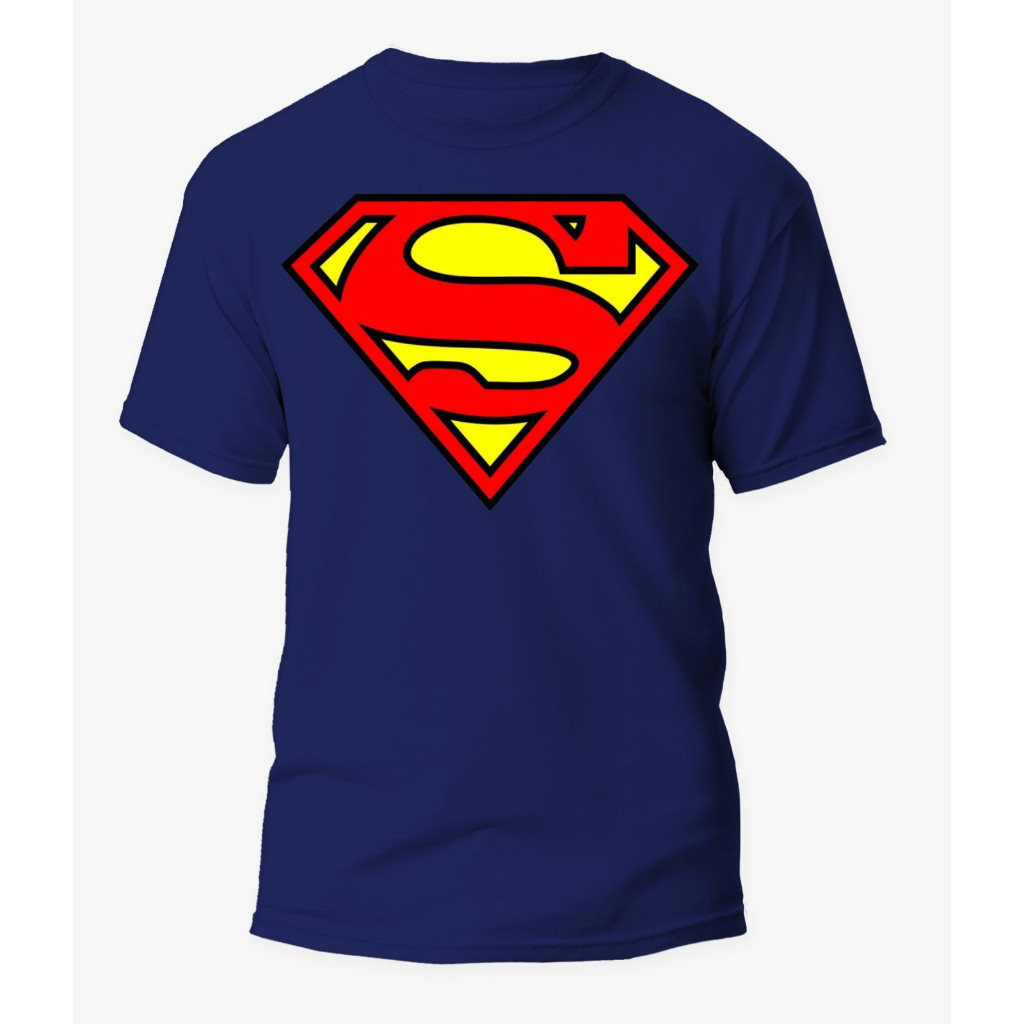 Camisa Camiseta Superman-super homem heróis 100% algodão unissex