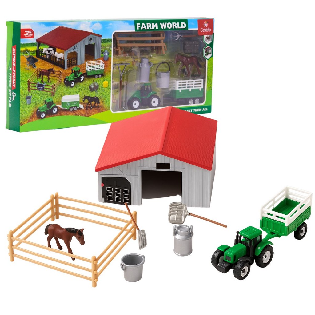Brinquedo Conjunto Cenário Fazendinha CBS0677 - Castela em Oferta na Shopee