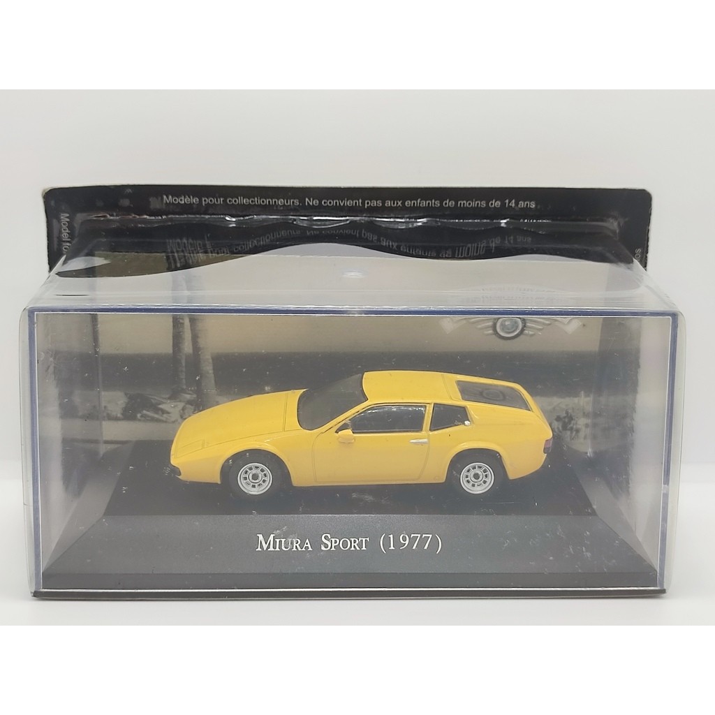 Miniatura Miura Sport 1997 Carros Inesquecíveis do Brasil 1:43
