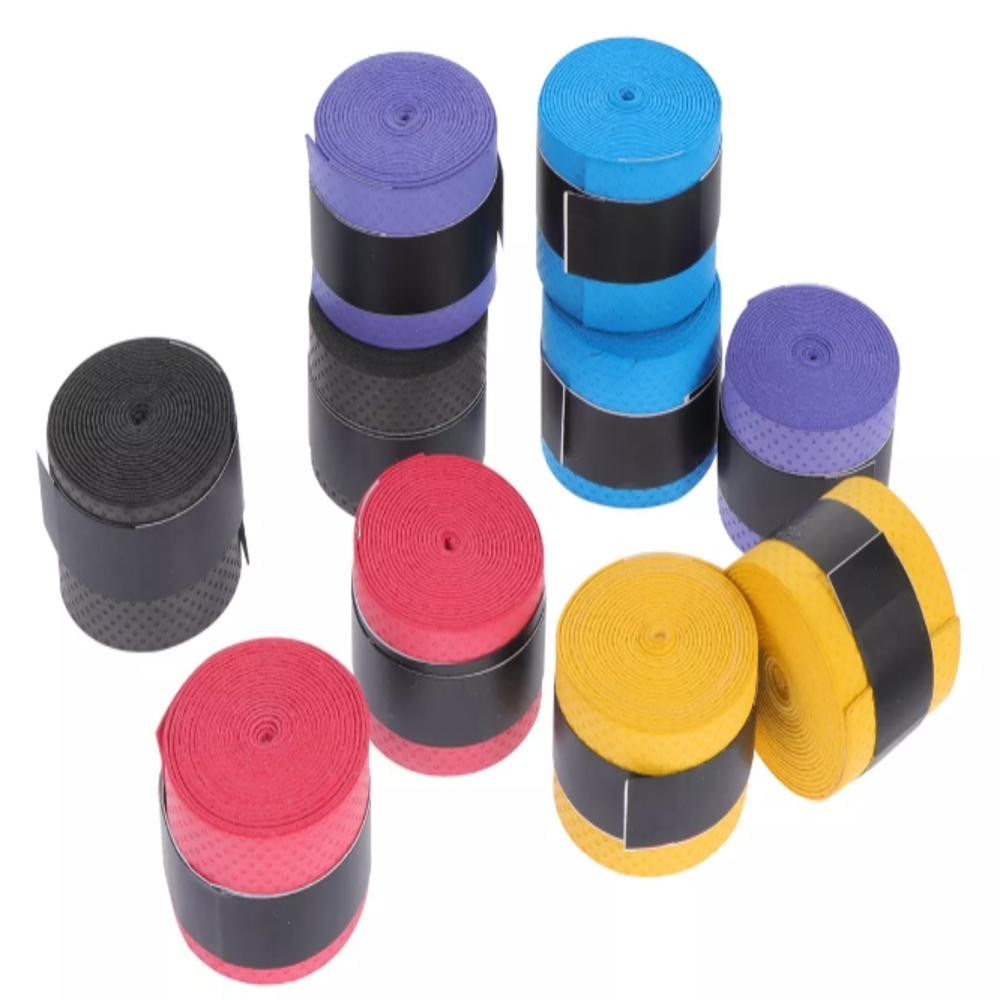 OVERGRIP KIT 10 GRIP TENIS BEACH TENNIS BADMINTON RAQUETE PICKLEBALL PADEL SQUASH SUPER GRAP PACK