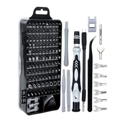 Kit Ferramentas 115 Peças Jogo Chaves De Fenda Multiuso Celular Notebook Tablet Reparação