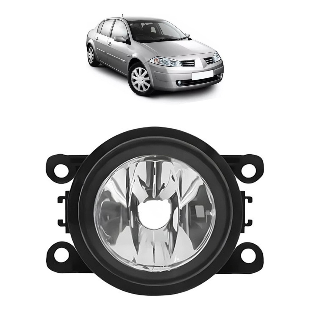 Farol Milha Renault Megane 2006 2007 2008 2009 Auxiliar/Luz de Milha/Neblina  Novo Direito
