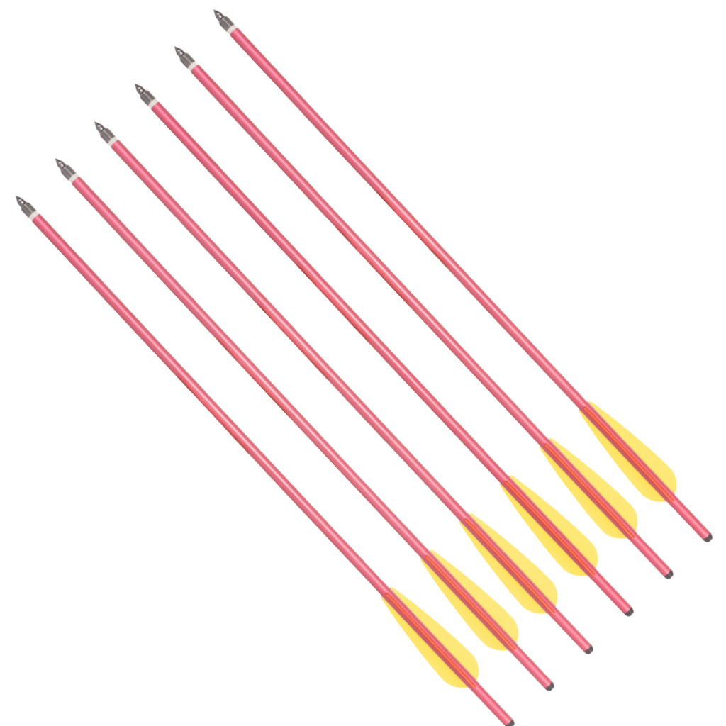 Flechas Rossi de Alumínio 20" (508mm) Kit com 6 Unidades para Bestas e Balestras