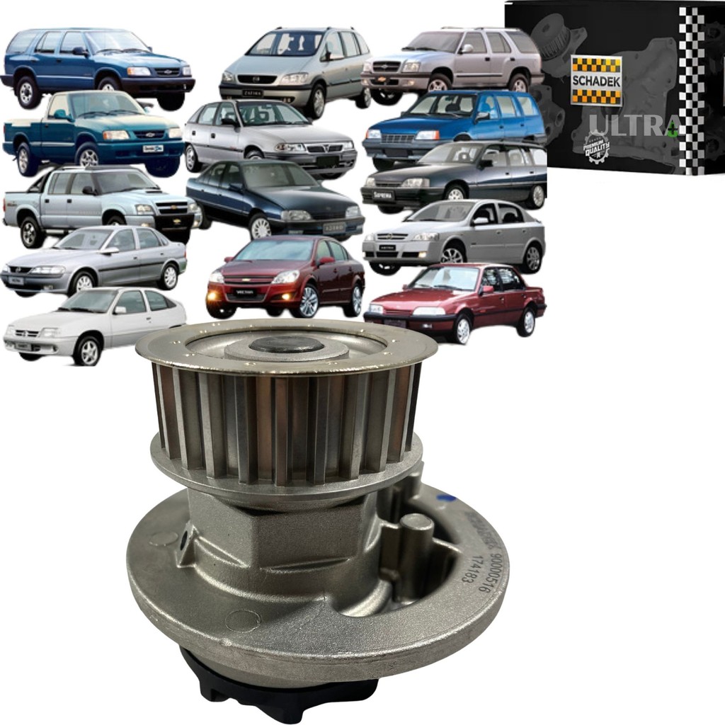 Bomba Água Motor GM Chevrolet Astra / Blazer / Ipanema / Kadett / Monza / Omega / S-10 / Suprema / Vectra / Vectra GT GT em Oferta na Shopee