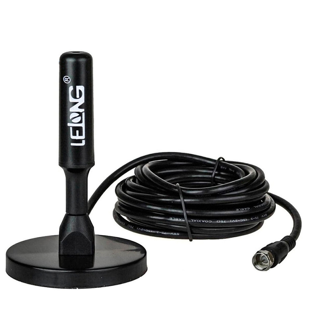 Antena Digital Interna Externa HDTV UHF VHF Cabo 5 Metros LE-3094-13
