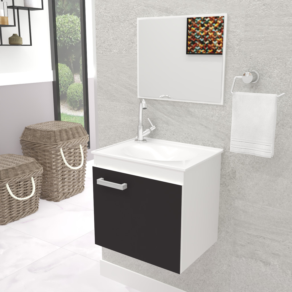 Armário de Banheiro com Pia e Espelho: Onde Comprar | BuscaProdutos