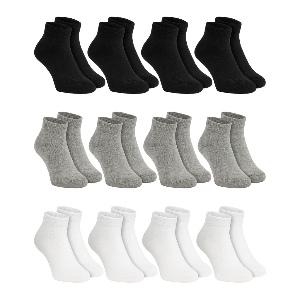 Kit com 12 Pares de Meias Cano Médio Confortável Infantil Kids Trifil em Oferta na Shopee