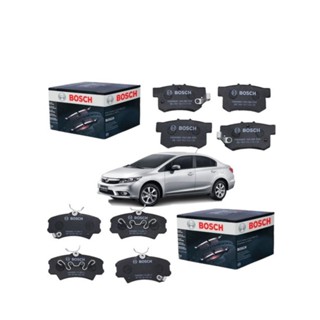 	Kit Pastilha Freio Dianteira E Traseira New Civic 2010 Bosch em Oferta na Shopee