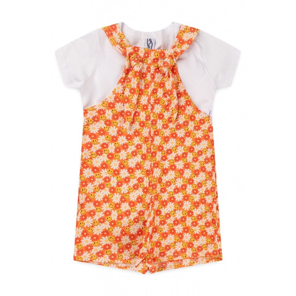 Salopete Infantil Feminina Sorrisos - Baby & Kids Fashion