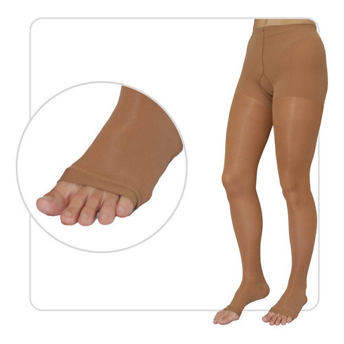 Meia Calça Compressão At 20-30mmhg Venosan Legline Pé Aberto