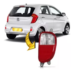 Refletor Parachoque Picanto 2012 2013 2014 2015 2016 2017