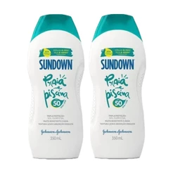 Kit com 3 Protetor Solar Sundown Praia e Piscina FPS 50