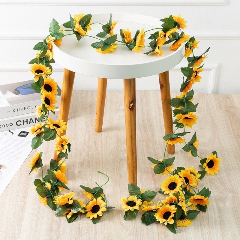 Corrente de girassol 12 flores --3559
