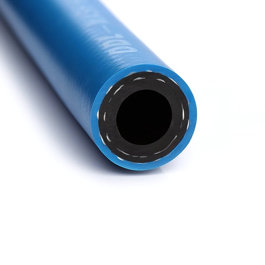 Rolo de 5 Metros Mangueira Lava Auto Premium PVC Borracha Reforçada Jato 1/2 3000 PSI Londribor