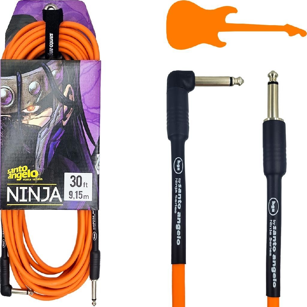 Cabo Santo Angelo Ninja Laranja Hgz 9,14 Metros Lr P10 P10 L