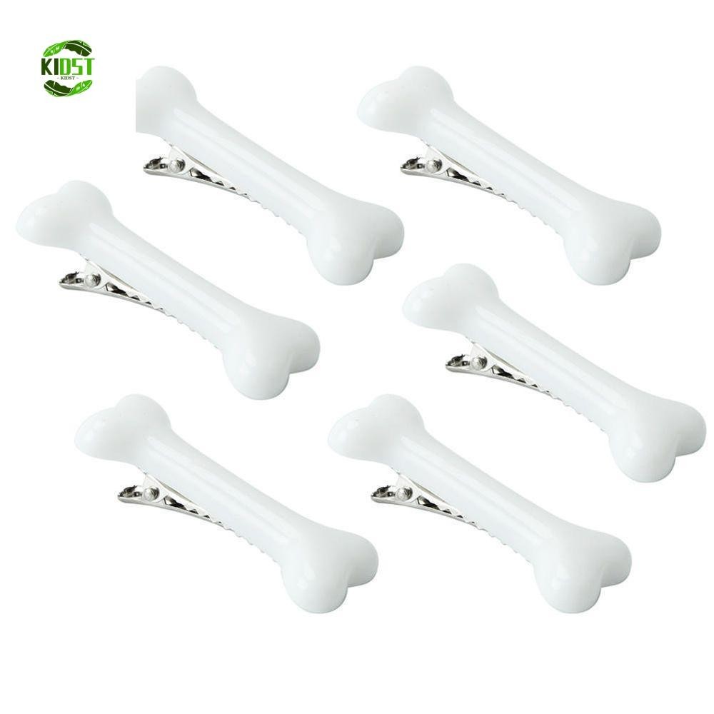 KIDST Hair Clipes Menina Bonita 2pcs/pack Acessórios De Cabelo Design De Osso De Cão Decoração Mulher Headwear em Oferta na Shopee