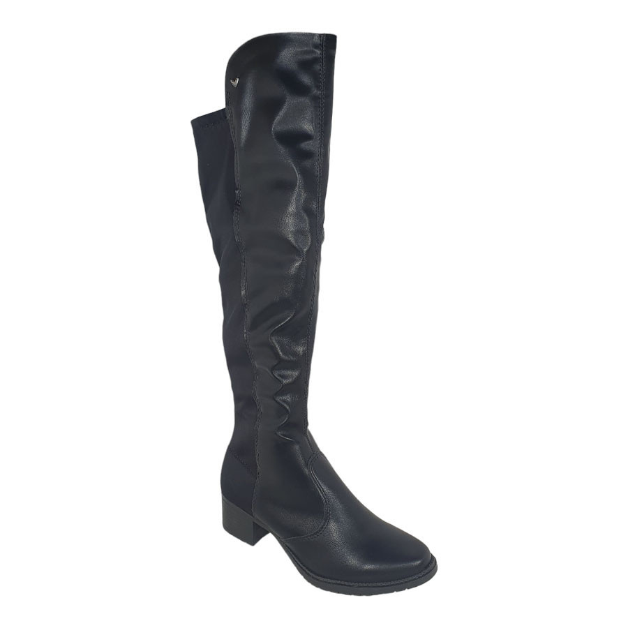 Bota Feminina Montaria Mississipi MI604 Cano Alto Confortável Salto Bloco - Women Shoes