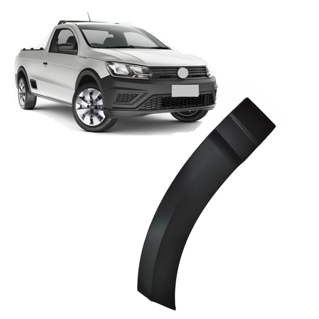 Moldura Parachoque Diant Saveiro G7 17 2018 19 a 2022 Lado Direito em Oferta na Shopee