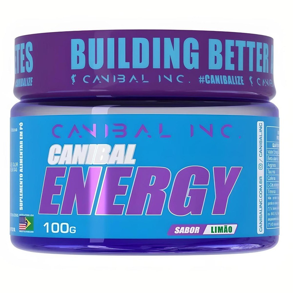 Pré Treino Energy 100g - Canibal