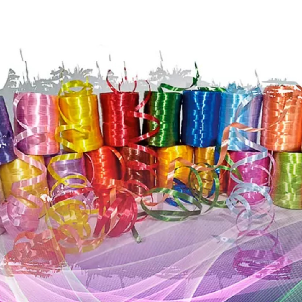 Fitilho Colorido Decorativo Para Festa Aniversário / Escolha a Cor em Oferta na Shopee